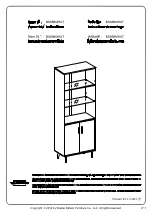 Walker Edison BS68BMHUT Assembly Instructions Manual preview