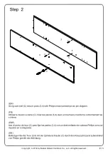 Preview for 11 page of Walker Edison BS68BMHUT Assembly Instructions Manual