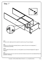 Preview for 16 page of Walker Edison BS68BMHUT Assembly Instructions Manual