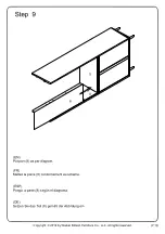 Preview for 18 page of Walker Edison BS68BMHUT Assembly Instructions Manual