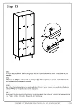 Preview for 22 page of Walker Edison BS68BMHUT Assembly Instructions Manual