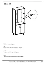 Preview for 29 page of Walker Edison BS68BMHUT Assembly Instructions Manual