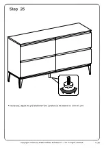 Предварительный просмотр 30 страницы Walker Edison BU52ELR4D Assembly Instructions Manual