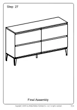 Предварительный просмотр 31 страницы Walker Edison BU52ELR4D Assembly Instructions Manual