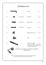 Preview for 4 page of Walker Edison D51L29 Assembly Instructions Manual