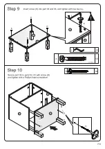 Предварительный просмотр 9 страницы Walker Edison ELIB4C Assembly Instructions Manual