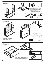 Предварительный просмотр 11 страницы Walker Edison ELIB4C Assembly Instructions Manual