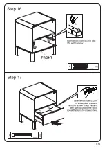 Предварительный просмотр 12 страницы Walker Edison ELIB4C Assembly Instructions Manual