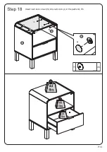 Предварительный просмотр 13 страницы Walker Edison ELIB4C Assembly Instructions Manual