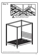 Preview for 13 page of Walker Edison ILSLB6B Assembly Instructions Manual