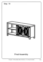 Предварительный просмотр 28 страницы Walker Edison W58ABMD Assembly Instructions Manual