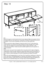 Preview for 21 page of Walker Edison W58BMHP2D Assembly Instructions Manual