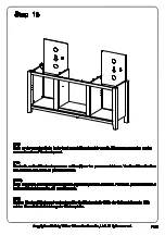 Preview for 24 page of Walker Edison W58FP4DW Assembly Instructions Manual