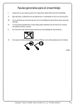 Preview for 3 page of Walker Edison XAVB6B Assembly Instructions Manual