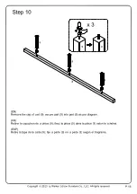 Preview for 16 page of Walker Edison XAVB6B Assembly Instructions Manual