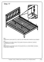 Preview for 23 page of Walker Edison XAVB6B Assembly Instructions Manual