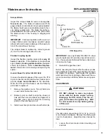 Preview for 34 page of Walker Rider Lawnmowers SB36 Owner'S Manual And Illustrated Parts Manual