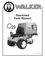 Walker C19 Illustrated Parts Manual preview