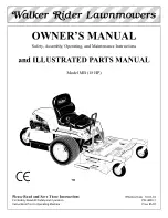 Walker MB (18 HP) Owner'S Manual предпросмотр