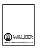 Preview for 72 page of Walker R21 Operator'S Manual