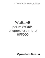 WalkLAB HP9000 Operation Manual preview