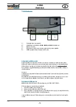 Preview for 8 page of wallas 4430A Installation And Operation Instruction Manual