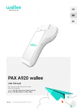 wallee PAX A920 User Manual preview