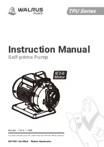 Walrus Pump TPU Series Instruction Manual preview