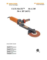 Walter ULTI-MATE 30-A 285 Manual предпросмотр