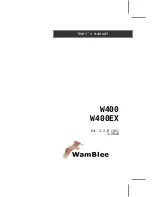 WamBlee W400 User Manual preview