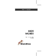 Preview for 1 page of WamBlee W420 Rescue-Me User Manual