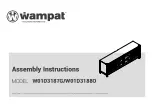 Wampat W01D3187G Assembly Instruction Manual предпросмотр