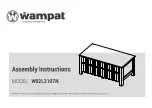 Предварительный просмотр 1 страницы Wampat W02L3107N Assembly Instructions Manual