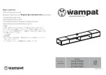 Wampat W15U2182W Assembly Instructions Manual preview