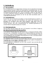 Предварительный просмотр 12 страницы Wamsler DENVER User Instruction