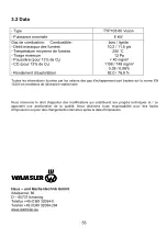 Preview for 55 page of Wamsler TYP10880 VISION User Instruction