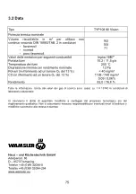 Preview for 75 page of Wamsler TYP10880 VISION User Instruction