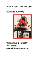 Preview for 1 page of W&H 206 Owner'S Manual