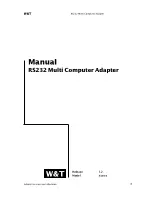 W&T RS232 Manual preview