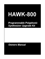 Предварительный просмотр 1 страницы Wantegrity HAWK-800 Owner'S Manual