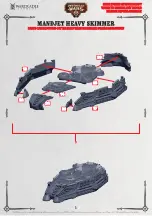 WARCRADLE STUDIOS DYSTOPIAN WARS MANDJET HEAVY SKIMMER Assembly Instructions Manual preview