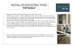 Предварительный просмотр 8 страницы Wardrobes Online Chester Series Installation Instructions Manual