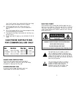 Предварительный просмотр 3 страницы Waring CTS1000 User Manual