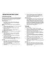 Предварительный просмотр 5 страницы Waring CTS1000 User Manual