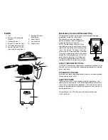 Preview for 3 page of Waring DF175 Instruction Book