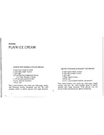 Предварительный просмотр 10 страницы Waring Ice Cream Parlor Instructions Manual