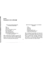 Предварительный просмотр 14 страницы Waring Ice Cream Parlor Instructions Manual