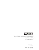 Preview for 7 page of Waring PB Series User Manual