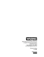 Предварительный просмотр 10 страницы Waring PC50 Instruction Book