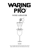 Waring WA100 User Manual preview
